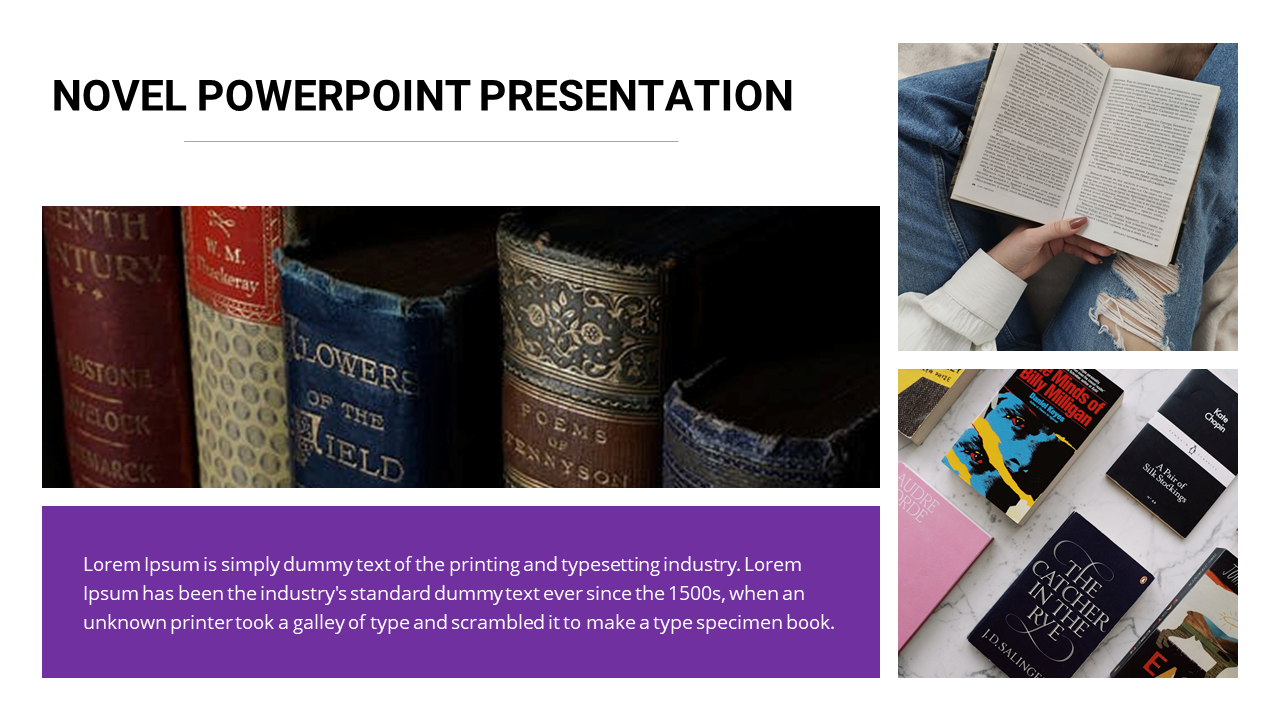 Novel PowerPoint presentation
